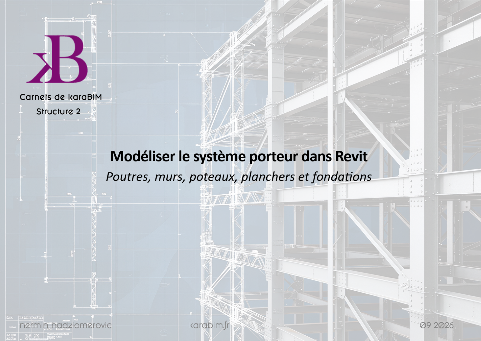 Modéliser le système porteur dans Revit